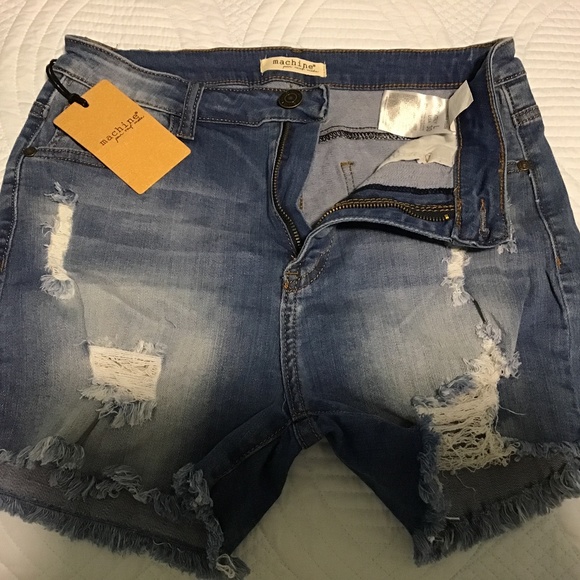 Machine Pour Neuf Mode Jean cut shorts - Picture 1 of 2